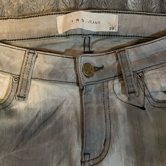 IRO Niris bleached mid-rise skinny jeans Size 29 - Picture 8 of 11